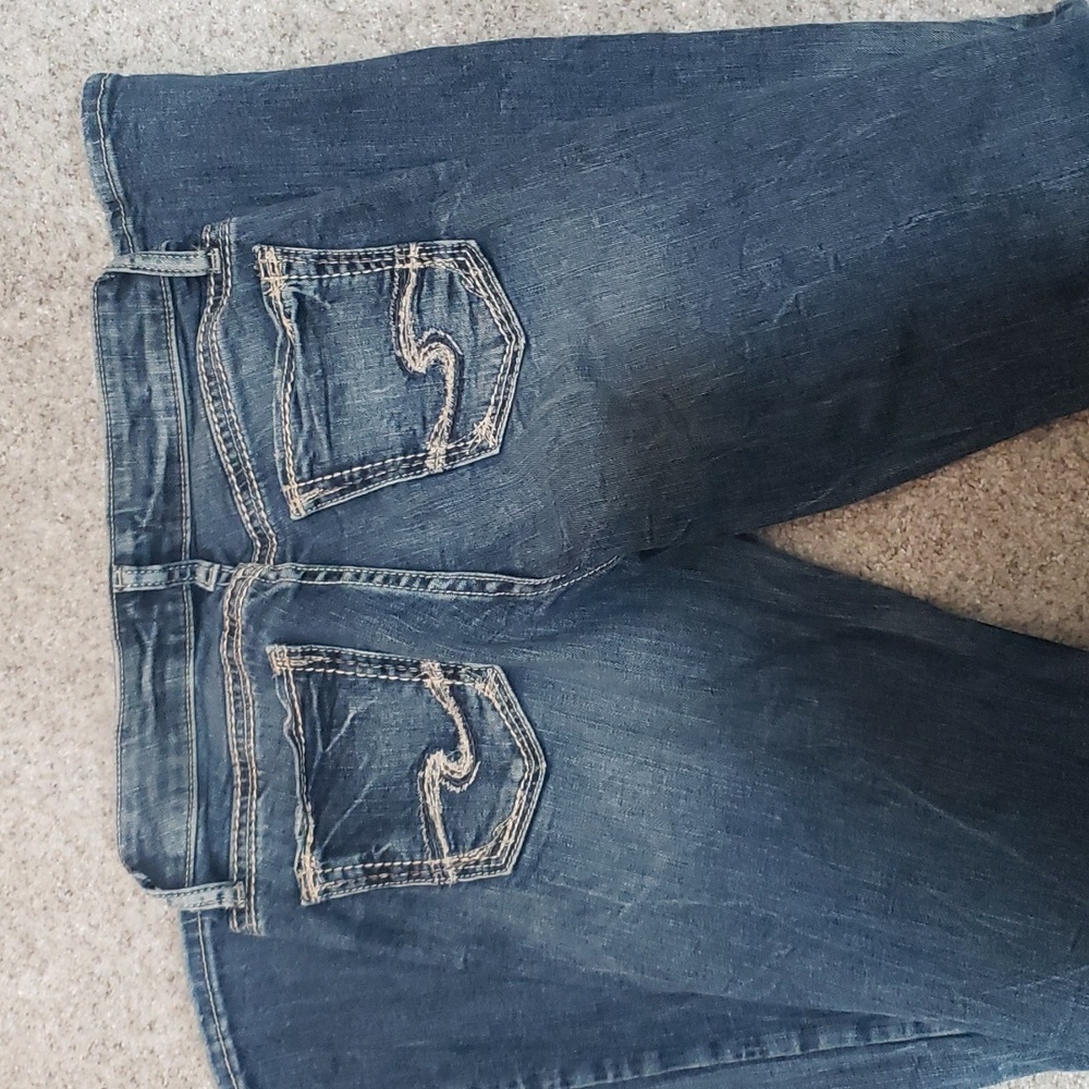 Silver jeans